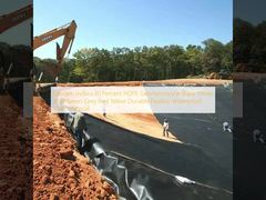 Indice di ossigeno≥30 Percento Geomembrana in HDPE Nero Bianco Blu Verde Grigio Rosso Giallo Materiale di rivestimento durevole, flessibile e impermeabile