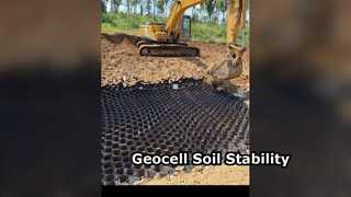 Stabilizzazione del suolo Geocell HDPE ASTM ISO