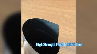 HDPE Geomembrane 30MPa Strength for Uneven Ground