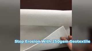 Geotessile resistente ai raggi UV da 250 g/m² per il controllo dell'erosione