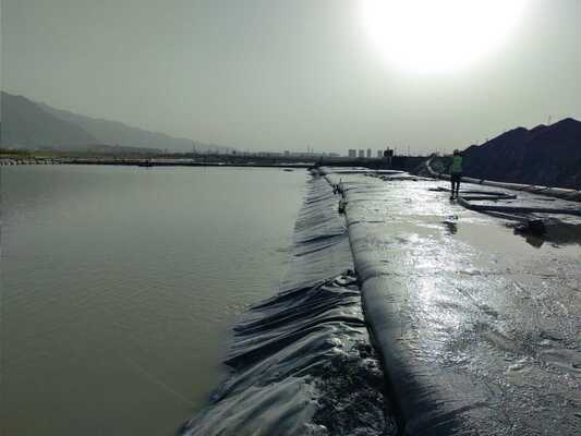 Geotessuto in PP Tessuto con Superficie Liscia, Lunghezza Personalizzata, Tessuto Permeabile all'Acqua Ideale per Ingegneria Civile e Agricoltura