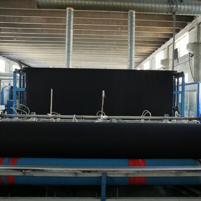 Tessuto barriera geotessile nero non tessuto per erbacce per frutteti e percorsi da giardino
