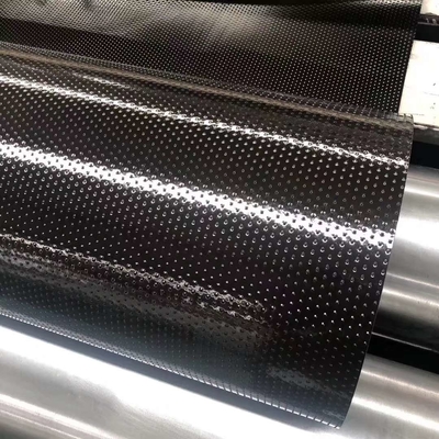 Allungamento del rivestimento Hdpe di 1 mm liscio alla rottura ≥ 700% Contenuto di nero di carbonio 2,0-3,0% Per il contenimento dei rifiuti