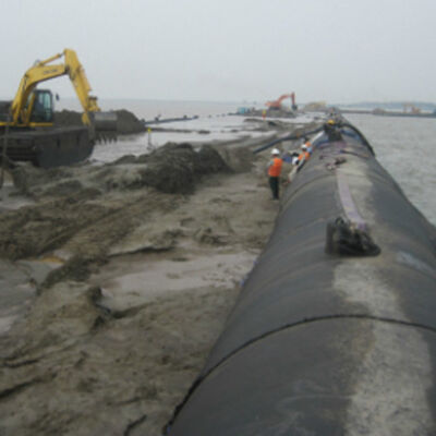 High Permeability Geotextile Dewatering Tubes For Municipal Sludge Treatment Projects