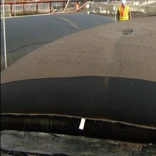 Customized Sludge Drying Geotextile Dewatering Tubes For Municipal Wastewater Treatment Plant