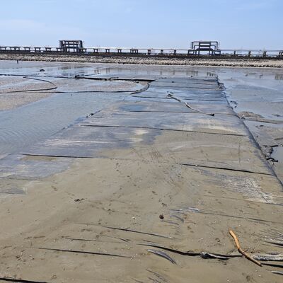 Tubi di disidratazione in geotessile intrecciato resistente alle alte temperature per la disidratazione dei fanghi di olio di palma
