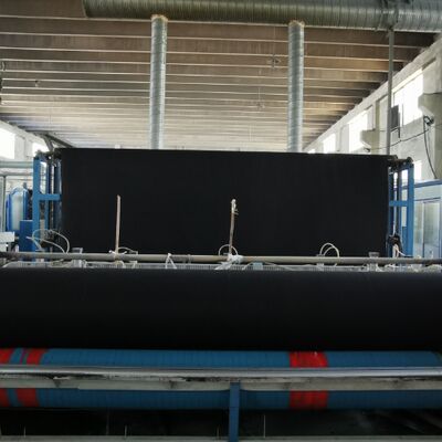 Geotessuto non tessuto in poliestere agugliato da 200g 250g per drenaggio di muri di sostegno
