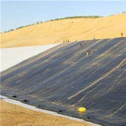Fodera geomembrana in HDPE con barriera impermeabile per lagune di prodotti chimici industriali e acque reflue