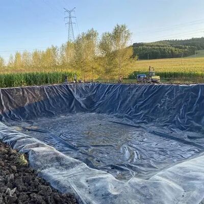 Fodera in geomembrana in HDPE per cisterna per la raccolta dell'acqua piovana per lo stoccaggio sotterraneo di ritenzione