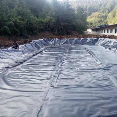 Fodera in geomembrana in HDPE per cisterna per la raccolta dell'acqua piovana per lo stoccaggio sotterraneo di ritenzione