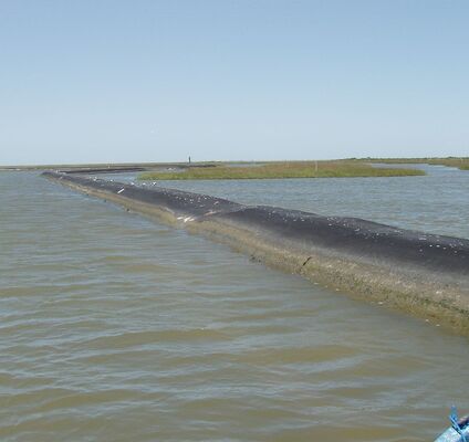 Woven Geotextile Tube Container For Swampland Reclamation Project