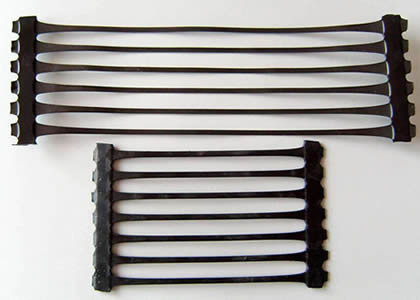 Griglia di stabilizzazione di Geogrid Mesh Uniaxial Geogrid Universal Soil della plastica dell'HDPE dei pp