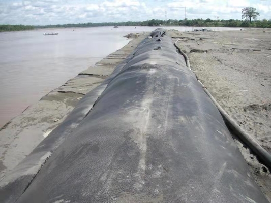 La disidratazione dei fanghi dell'acqua di scarico del poliestere insacca la protezione costiera