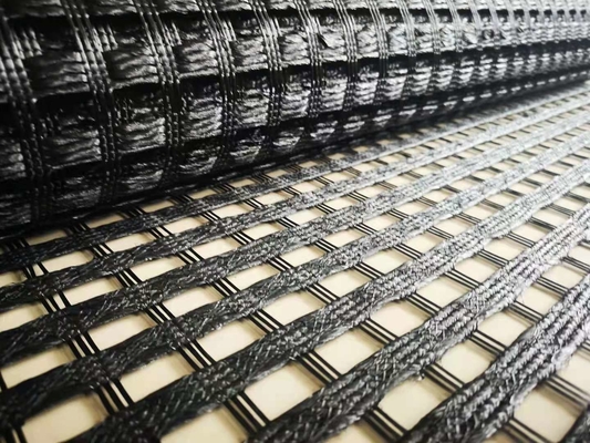 rinforzo Geogrid del suolo di 50m per forza ad alta resistenza di stabilizzazione della strada