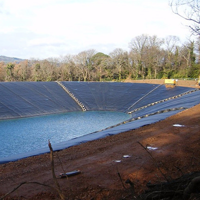 Peso leggero ricoperto tessuto della fodera dello stagno della fodera RPE del LDPE Geomembrane