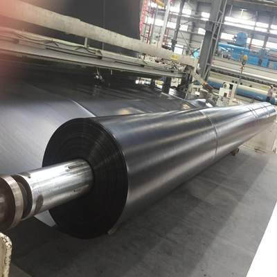 Fodera resistente di Plasitc tessuta il nero della fodera del LDPE Geomembrane di piscicoltura
