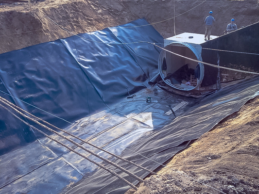 fodera della diga dell'HDPE dello stagno del carro armato dello stagno del materiale di riporto del tetto della fodera del PVC Geomembrane di 0.2mm