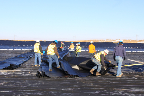Fodera impermeabile sotterranea Geomembrane 4mm del materiale di riporto dell'HDPE