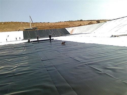 0.1-3.0 mm Spessore Geomembrana con resistenza alla pressione idrostatica ≥1.0Mpa