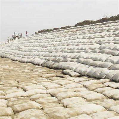 Geobag Geotextile a doppia cucitura Ideale per il controllo delle inondazioni Protezione della riva del fiume e del pendio costiero Fornendo un forte supporto durevole