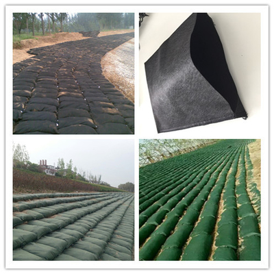 Il nero non tessuto non tossico di verde 200g-1400g di Geobag del geotessuto dei pp